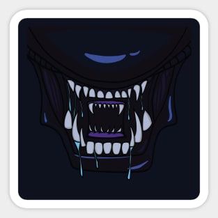 Alien Xenomorph Mouth Sticker